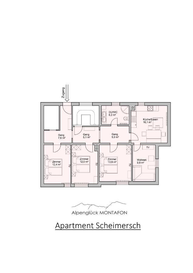 Alpenglueck Montafon Apartment Санкт Галенкирх Екстериор снимка